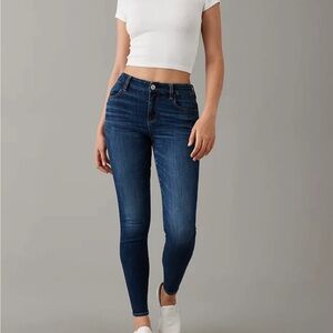 American Eagle hi rise next level curvy jegging
